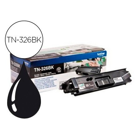 TONER BROTHER TN-326BK HLL8250CDN / HLL8350CDW ALTA CAPACIDAD NEGRO...