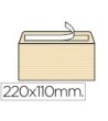 SOBRE LIDERPAPEL VERJURADO AHUESADO 120 GR TIRA SILICONA 110X220MM ...