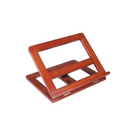ATRIL SUJETALIBROS MADERA -COLOR COGNAC