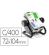 TARJETERO DURACLIP VISIFIX ROTATORIO 200 FUNDAS PARA 400 TARJETAS 7...