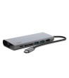 ADAPTADOR BELKIN AVC008BTSGY MULTIPUERTO USB-C A ETHERNET / USB-C /...