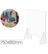 PANTALLA DE PROTECCION DE MESA PARA MOSTRADOR METACRILATO VENTANA 3...