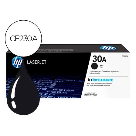 TONER HP 30A LASERJET PRO M203 / MFP M227 NEGRO 1600 PAGINAS