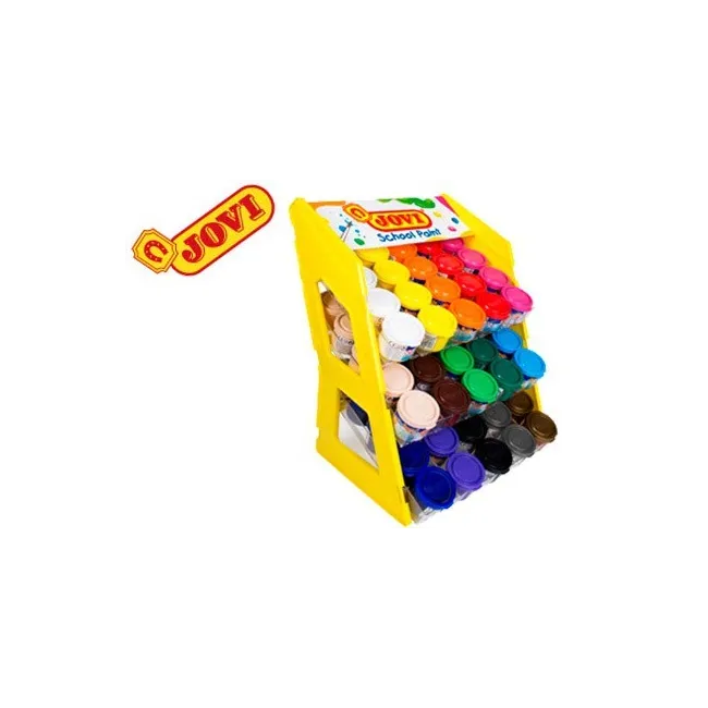 TEMPERA ESCOLAR JOVI 35 ML EXPOSITOR SOBREMESA DE 100 UNIDADES COLO...