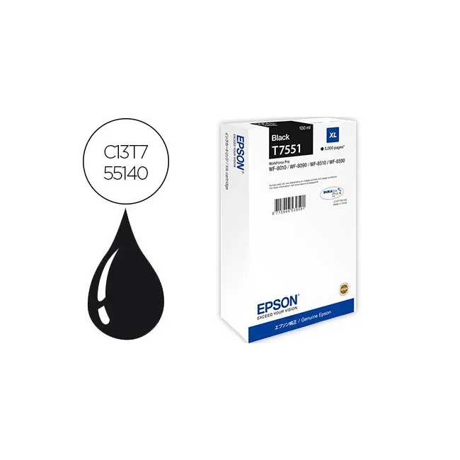 INK-JET EPSON T551 WORKFORCE PRO WF-8010 / WF-8090 / WF-8090 D3TWC ...