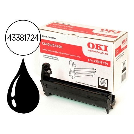 TAMBOR OKI C5800 C5900 C5550 NEGRO -20.000 PAG-