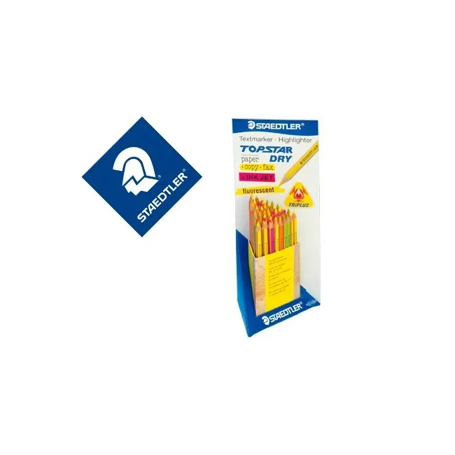 LAPICES FLUORESCENTE STAEDTLER TOP STAR -EXPOSITOR DE 48 COLORES