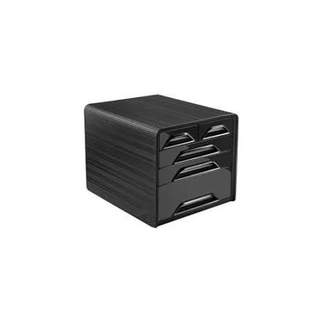 FICHERO CAJONES DE SOBREMESA CEP 5 CAJONES MIXTOS NEGRO/NEGRO 360X2...