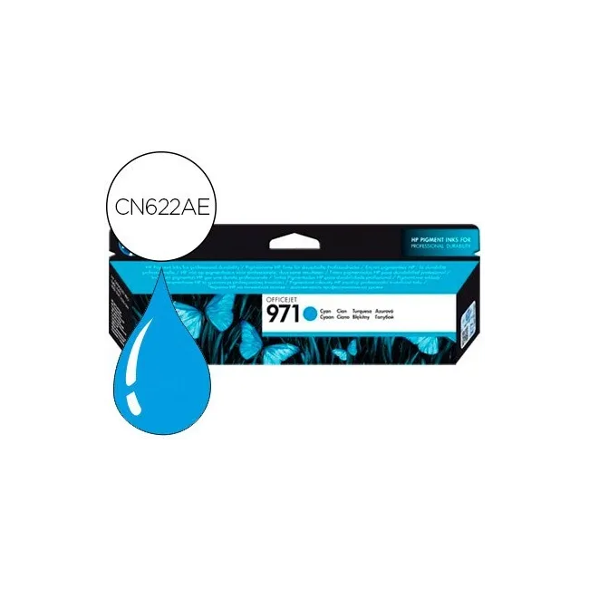 INK-JET HP 971XL OFFICEJET PRO X 451 / 476 / 551 / 576 CIAN 2.500 PAG