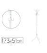 PERCHERO METALICO Q-CONNECT BLANCO 8 COLGADORES 173X51 CM