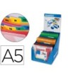 CARPETA LIDERPAPEL CLASIFICADOR FUELLE POLIPROPILENO A5 EXPOSITOR D...