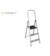 ESCALERA Q-CONNECT DE ALUMINIO 3 PELDAÑOS 590X400X1260 MM PESO MAXI...