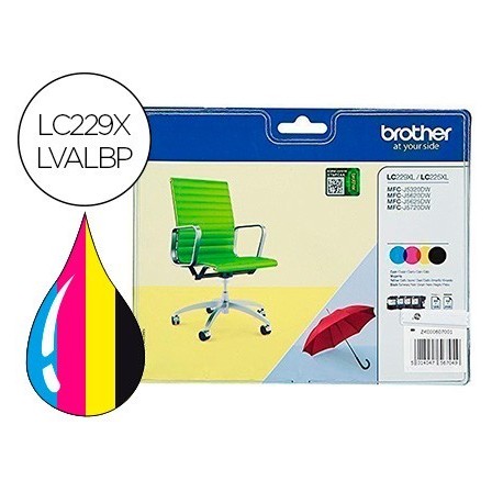 INK-JET BROTHER LC229XLVALBP MFC-J5320DW / J5620DW / J5625DW / J572...