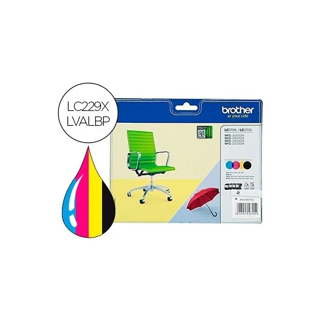 INK-JET BROTHER LC229XLVALBP MFC-J5320DW / J5620DW / J5625DW / J572...