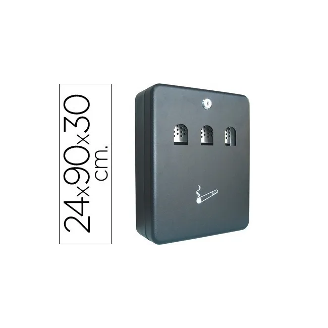 CENICERO BUZON Q-CONNECT METALICO 240X90X300 MM