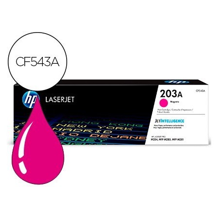 TONER HP 203A LASERJET PRO M254 / MFP M280 / MFP M281 MAGENTA 1300 ...