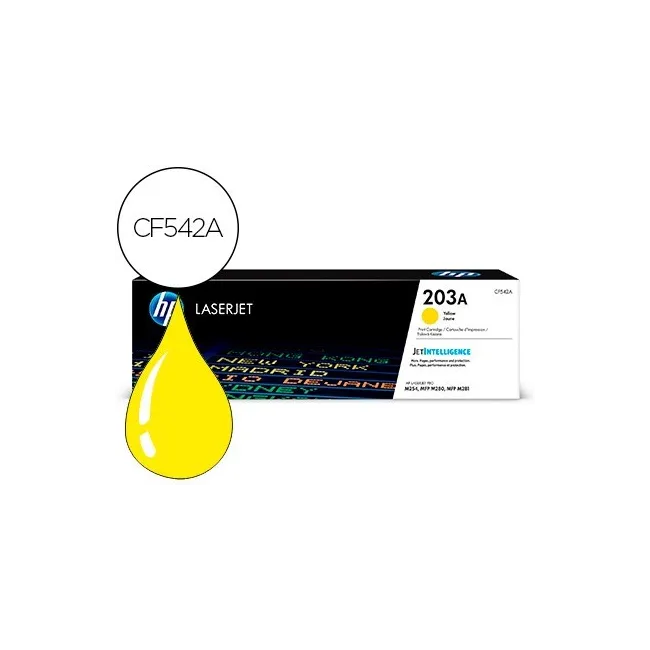 TONER HP 203A LASERJET PRO M254 / MFP M280 / MFP M281 AMARILLO 1300...