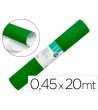 ROLLO ADHESIVO LIDERPAPEL UNICOLOR VERDE BRILLO ROLLO DE 0,45 X 20 MT