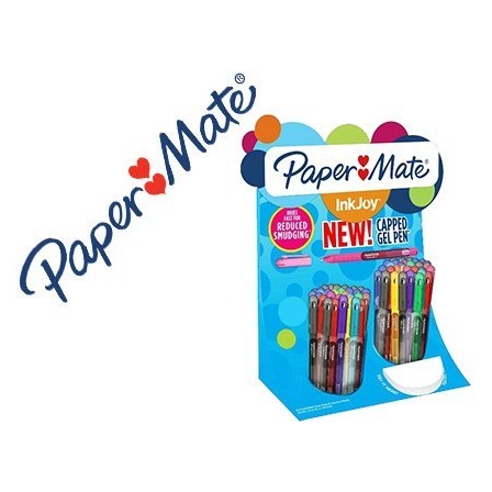 BOLIGRAFO PAPER MATE INKJOY GEL 600 EXPOSITOR DE 60 UNIDADES COLORE...