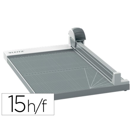 CIZALLA DE RODILLO LEITZ PRECISION OFFICE A4+ BASE MADERA PLASTIFIC...