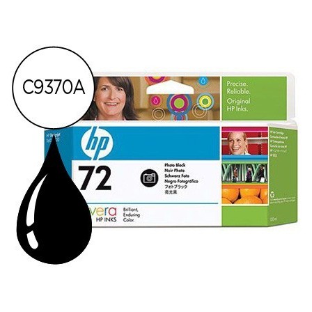 INK-JET HP 72 NEGRO FOTO DESIGNJET T610/1100 -130ML-