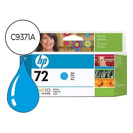 INK-JET HP 72 CIAN DESIGNJET T610/1100 -130ML-