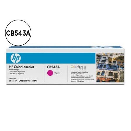TONER HP CB543A COLOR LASERJET CP-1215/CP-1515/CP-1518 MAGENTA WITH...