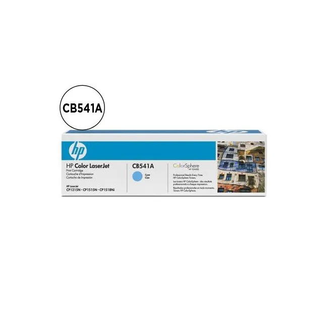 TONER HP CB541A COLOR LASERJET CP-1215/CP-1515/CP-1518 CIAN WITH CO...