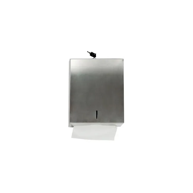 DISPENSADOR Q-CONNECT DE TOALLITAS DE PAPEL ACERO INOXIDABLE 283X10...