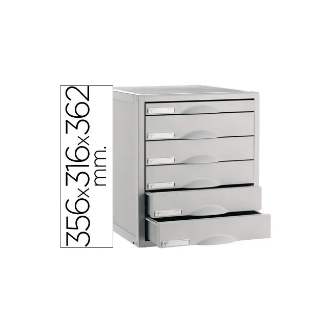 FICHERO CAJONES DE SOBREMESA ARCHIVO 2000 8206C 356X316X362 MM 6CAJ...