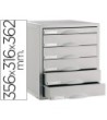 FICHERO CAJONES DE SOBREMESA ARCHIVO 2000 8206C 356X316X362 MM 6CAJ...