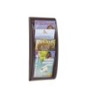 EXPOSITOR MURAL FAST-PAPERFLOW DIN A4 NEGRO 4 CASILLAS 650X290X95 MM