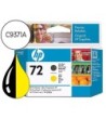 INK-JET HP 72 CABEZAL NEGRO MATE Y AMARILLO DESIGNJET T610/1100