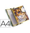 PORTACATALOGO SOBREMESA PVC TARIFOLD CON 10 FUNDAS DIN-A4 COLORES S...