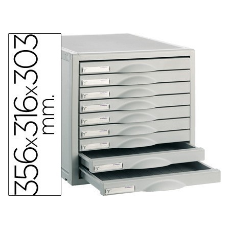 FICHERO CAJONES DE SOBREMESA ARCHIVO 2000 8409C 356X316X303 MM 9 CA...