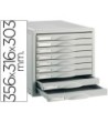 FICHERO CAJONES DE SOBREMESA ARCHIVO 2000 8409C 356X316X303 MM 9 CA...