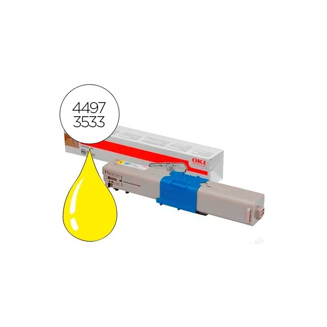 TONER OKI C301DN/C321DN AMARILLO 1500 PAG