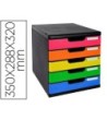 FICHERO CAJONES SOBREMESA EXACOMPTA IDERAMA ARLEQUIN 5 CAJONES MULT...