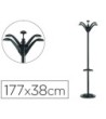 PERCHERO METALICO UNILUX FLORA PIE 6 COLGADORES CON PARAGUERO Y BAN...