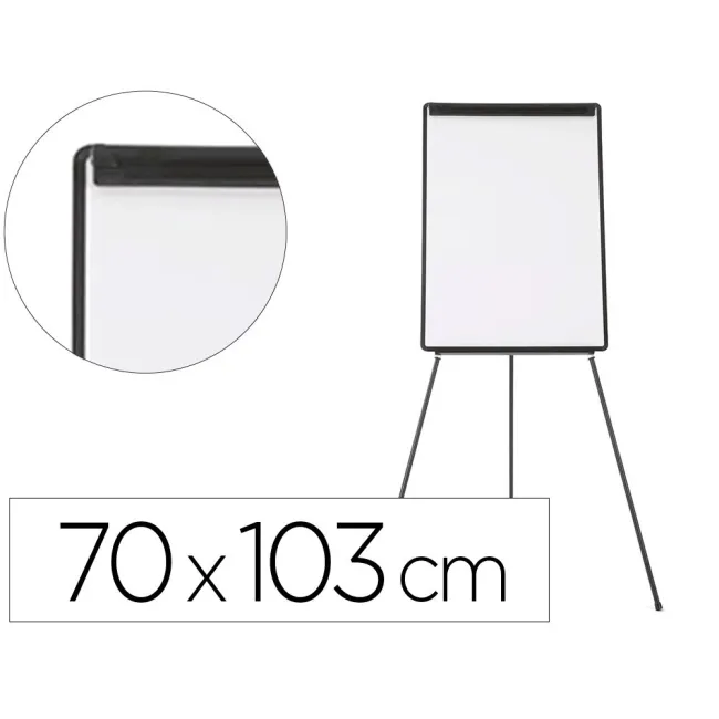 PIZARRA BLANCA Q-CONNECT CON TRIPODE 104X70 CM PARA CONVENCIONES SU...