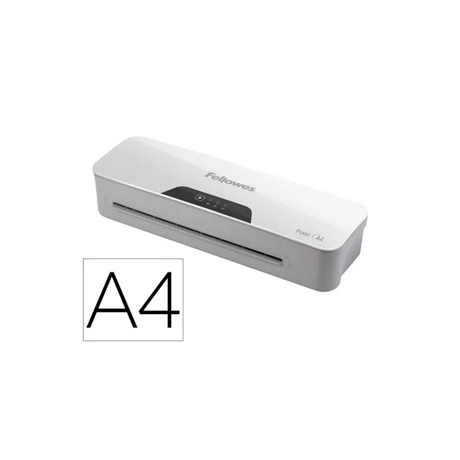 PLASTIFICADORA FELLOWES PIXEL A4 2 RODILLOS SISTEMA ANTIATASCO APAG...