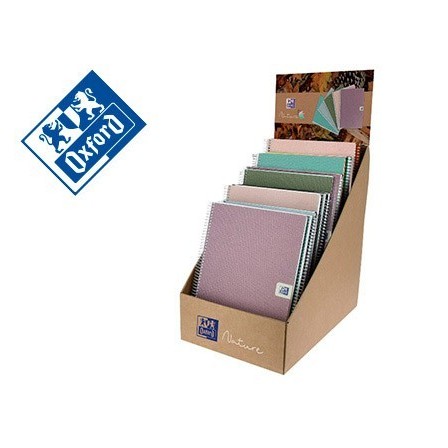 CUADERNO ESPIRAL OXFORD EUROPEAN BOOK NATURE DIN A4+ EXPOSITOR SOBR...