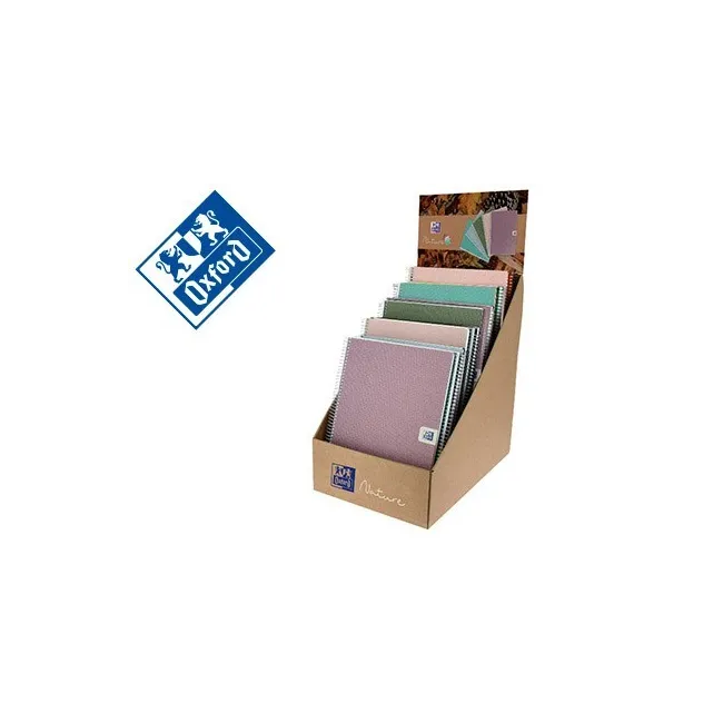 CUADERNO ESPIRAL OXFORD EUROPEAN BOOK NATURE DIN A4+ EXPOSITOR SOBR...