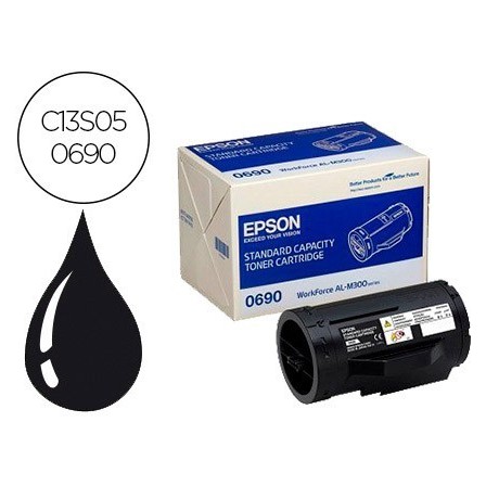 TONER EPSON 0690 WORKFORCE AL-M300 / AL-MX300 NEGRO 2.700 PAG