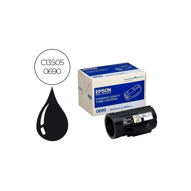 TONER EPSON 0690 WORKFORCE AL-M300 / AL-MX300 NEGRO 2.700 PAG