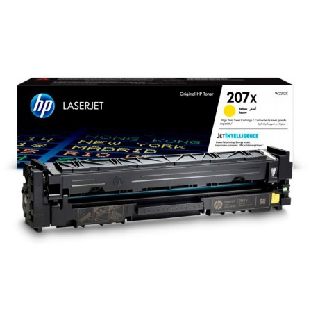 TONER HP 207X COLOR LASERJET PRO M282NW / M283FDN / M283FDW AMARILL...