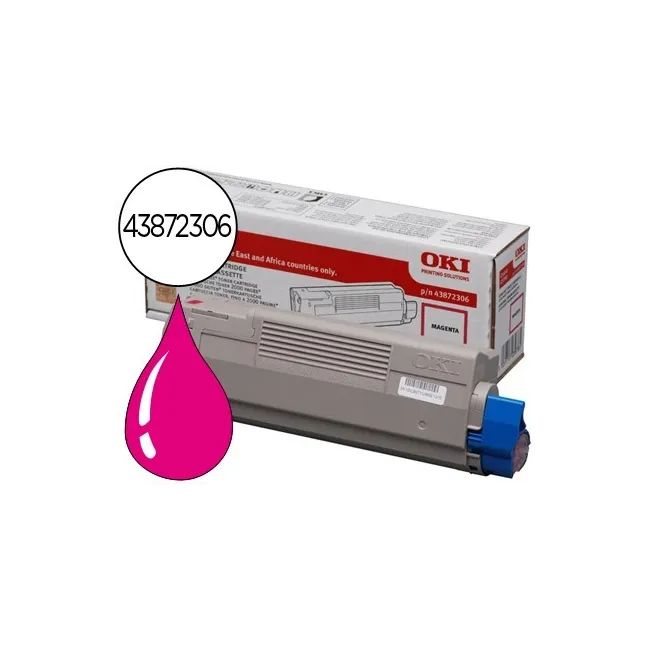 TONER OKI C5650/5750 MAGENTA 2000 PAG TYPE C12