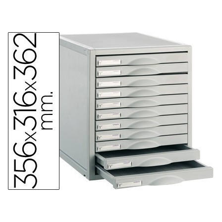 FICHERO CAJONES DE SOBREMESA ARCHIVO 2000 8211C 356X316X362 MM 11 C...