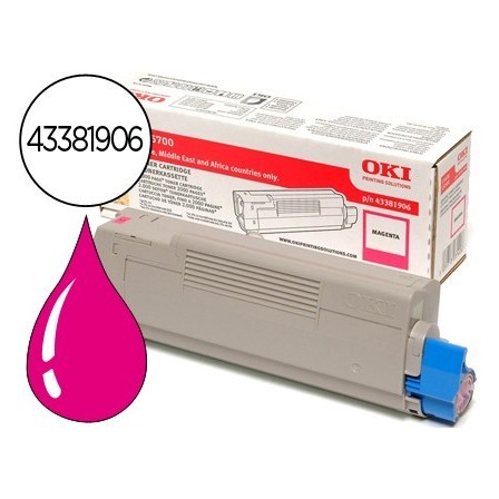 TONER OKI C5600/5700 MAGENTA -2.000 PAG-