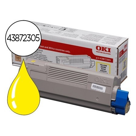 TONER OKI C5650/5750 AMARILLO 2000 PAG TYPE C11